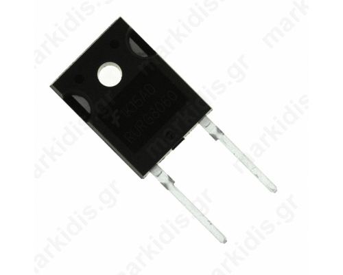 RURG8060, Switching Diode, 600V 80A, 85ns, 2-pin TO-247