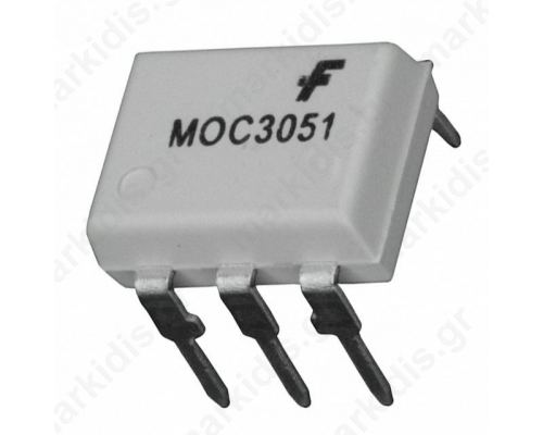 Random-Phase Optoisolators Triac Drivers 6-Pin DIP