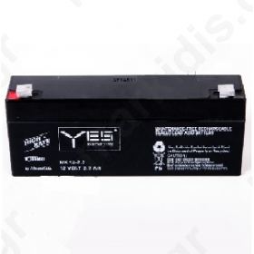 LEAD BATTERY VOLTAGE 12V 2,2Ah DIMENSIONS 178 x 35 x 61