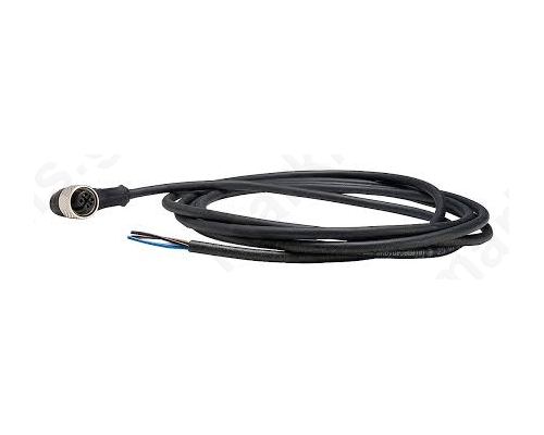 XZCP1241L5 M12 4-Pin 5m Female Cable & Connector For Use With Inductive Proximity Sensor