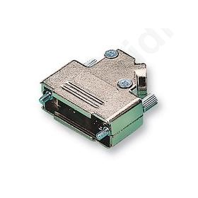 D45ZK-15-K - BACKSHELL, D, NICKEL, 45DG, 15WAY