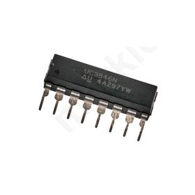 UC3846N, PWM Current Mode Controller, Dual 0.5 A, 500 kHz 16-Pin PDIP