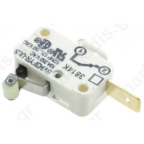 BVM3FYR-ULS, SPST-NC Roller Lever Microswitch, 10 A@ 250 V ac