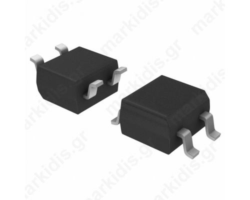 Single-phase bridge rectifier Urmax 600V If: 0.5A Ifsm 35A