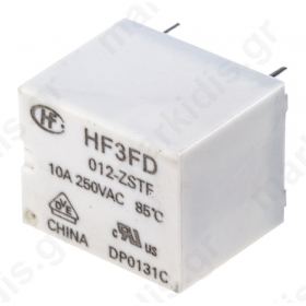 Ρελέ Ηλεκτρομαγνητικό Pcb 12VDC 10A/250VAC 10A/28VDC