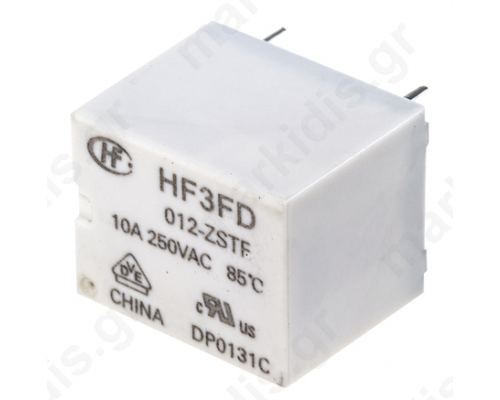 Relay Electromagnetic SPDT Ucoit 12VDC 10A/250VAC 10A/28VDC