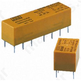 SPDT PCB Mount Non-Latching Relay, 3 A, 24V dc