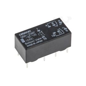 G6A-234P-ST-US 12DC, Non-Latching Relay Through Hole, 12V dc