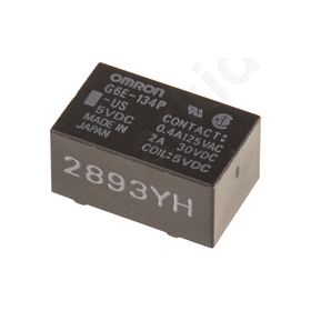 G6E-134P-US 5DC, Non-Latching Relay Through Hole, 5V dc