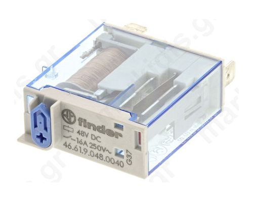 Non-Latching Relay, 48V dc Coil, 25 A