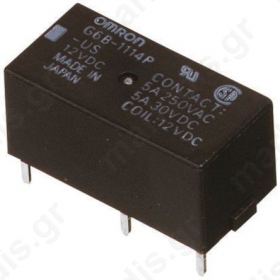 Non-Latching Relay, 12V dc Coil, 5 A