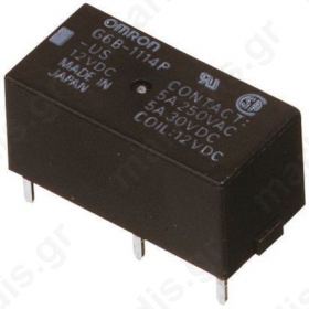 Ρελέ Ηλεκτρομαγνητικό 12VDC 5 A G6B-1114P-US-12VDC