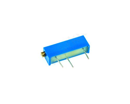 20-Turn Through Hole Cermet Trimmer Resistor with Pin Terminations, 10k Ω ±10% 1/2W ±100ppm/°C