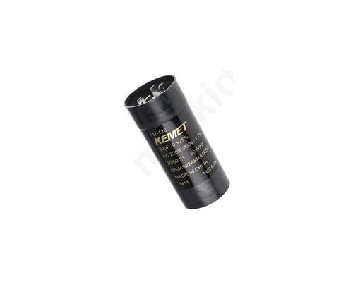 80μ F 220 V ac Aluminium Electrolytic Capacitor Polycarbonate, 0 > 25%, MS Series