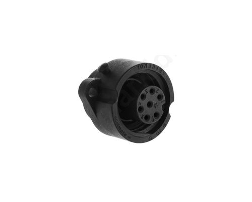 30G006 100 12, C 16-3 Series, Standard 6 + PE Pole Female Straight Panel Mount Circular Connector