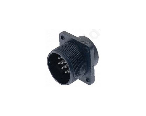 Hirschmann 17 Way Panel Mount Connector, Pin Contacts,Shell Size 20, Screw Coupling, MIL-DTL-5015