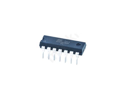 ATTINY84A-PU, 8bit AVR Microcontroller, 20MHz, 8 kB Flash, 14-Pin PDIP