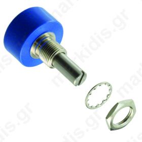 Potentiometer with a 6.35 mm Dia Shaft Continuous-Turn 1ΚΩ Potentiometer with a 6.35 mm Dia Shaft Continuous-Turn 1ΚΩ
