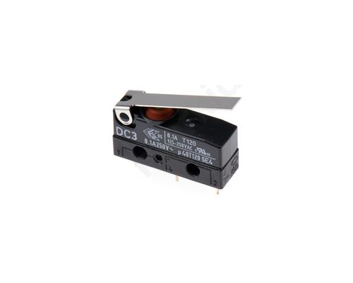 SPDT-NO/NC Hinge Lever Microswitch 0.1 A V ac 250