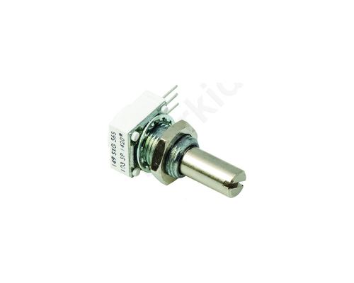 Linear Cermet Potentiometer with a 6.35 mm Dia. Shaft, 10k Ω, ±10%, 1W, ±150ppm/°C