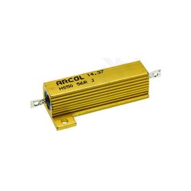HS50 Series Aluminium Housed Axial Panel Mount Resistor, 56Ω ±5% 50W
