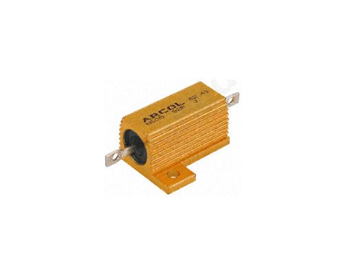 Resistor Axial Panel Mount HS25 Series Aluminium Housed  10O ±5% 25W