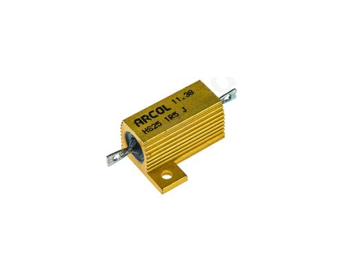 HS25 Series Aluminium Housed Axial Panel Mount Resistor, 1.5O ±5% 25W