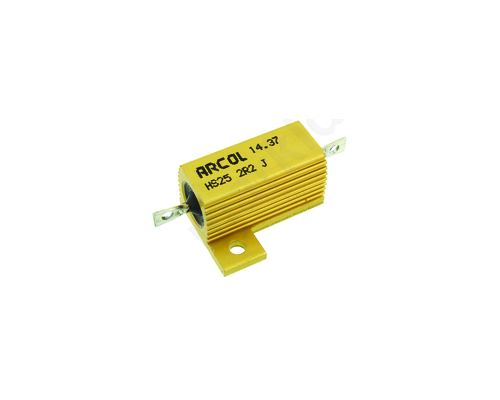 HS25 Series Aluminium Housed Axial Panel Mount Resistor, 2.2Ω ±5% 25W