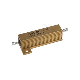 HS50 Series Aluminium Housed Axial Panel Mount Resistor, 15Ω ±5% 50W