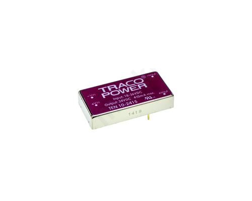 TRACOPOWER 10W Isolated DC-DC Converter Vin 18-36 V dc - Vout 24V dc I/O isolation 1500V dc