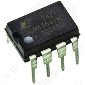 Intelligent Power Switch, Off Line Switcher, 85V, 9W, 7-pin, PDIP-8B LNK364PN Intelligent Power Switch, Off Line Switcher, 85V, 9W, 7-pin, PDIP-8B LNK364PN