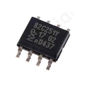 PCA82C251T/YM CAN Transceiver 1Mbit/s 1-channel ISO 11898-24 V 8-Pin SOIC