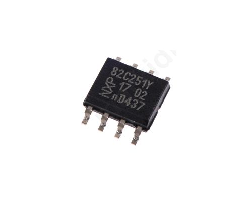 PCA82C251T/YM CAN Transceiver 1Mbit/s 1-channel ISO 11898-24 V 8-Pin SOIC
