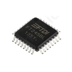 I.C FT245BL, FIFO Memory, Single, Bi-Directional, 3  5.25 V, 4.35  5.25 V, 32-pin LQFP