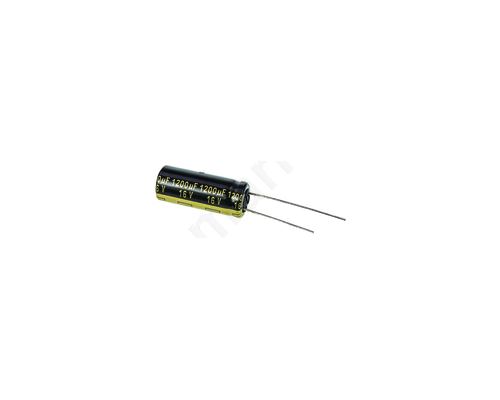 1200μ F 16 V dc Aluminium Electrolytic Capacitor, FM Radial Series 5000h 10 Dia. x 25mm