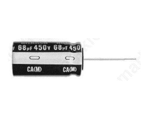 10μ F 350 V Aluminium Electrolytic Capacitor, CA Series 10000h 10 (Dia.) x 20mm