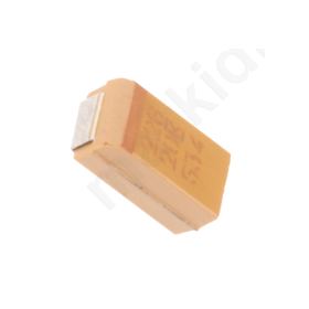 22μ F Solid MnO2 Tantalum Electrolytic Capacitor, 20 V dc ±10%, T491 Series