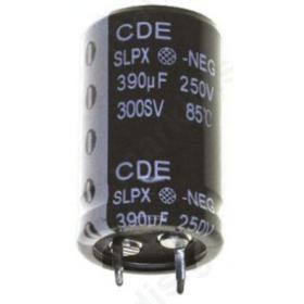 2200μ F 100 V dc Aluminium Electrolytic Capacitor C7, SLPX Series 3000h 25 (Dia.) x 40mm