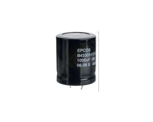 220΅F 400 V dc Aluminium Electrolytic Capacitor B43305, B43305 Series >100000h 25 (Dia.) x 30mm