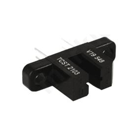 OPTOCOUPLER TCST2103 Through Hole Slotted Optical Switch, Phototransistor Output