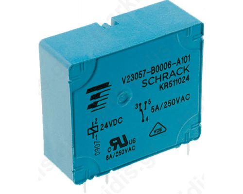 Relay electromagnetic SPDT Ucoil 12VDC 5A/250VAC 5A/24VDC 5A