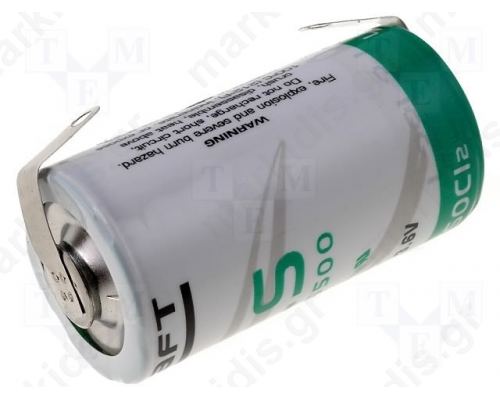 ΜΠΑΤΑΡΙΑ ΛΙΘΙΟΥ C ,3,6V ,7700mAh ΜΕ ΛΑΜΑΚΙΑ