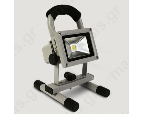 7028AR/G/C, GREY LED 10w CW IP65 RECHARGEABLE