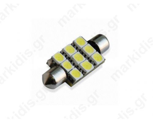 ΛΑΜΠΑΚΙ LED FESTON BGA-S8.5 44-9SMD-W SMD5050  10x44mm