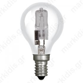 ΛΑΜΠΑ HALOGEN ECO GLOBE 42W E14 G45 CLEAR 2000H