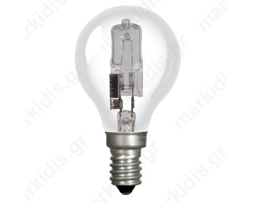 ΛΑΜΠΑ HALOGEN ECO GLOBE 42W E14 G45 CLEAR 2000H