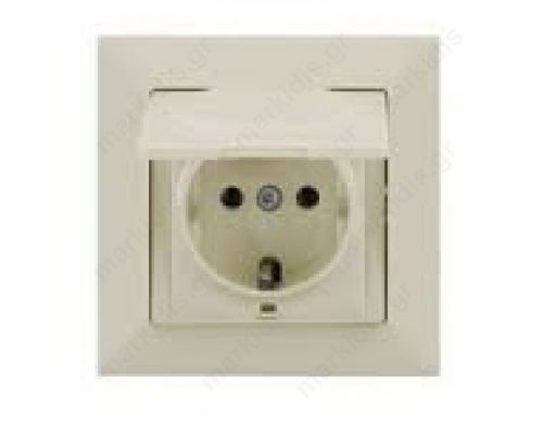 SOCKET 16A WITH PROTECTOR CUP