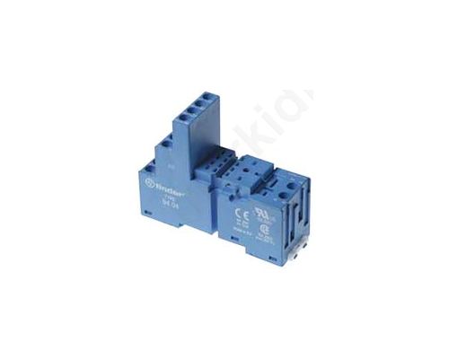 FINDER  94.04.  RELAY SOCKET, 250V, 10A, DIN RAIL