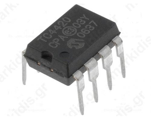 TC4420CPA Driver 6A Channels:1 non-inverting 4.5X18V DIP8