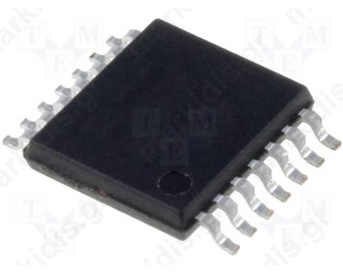 Operational amplifier; 2.5MHz; 6VDC; Channels:4; TSSOP14